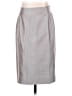 AKRIS Solid Gray Formal Skirt Size 10 - photo 1