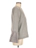 Bobeau Gray Long Sleeve Top Size M - photo 4