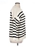 Maurices 100% Polyester Stripes Ivory Pullover Sweater Size 14 (0) - photo 4
