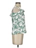 H&M 100% Polyester Green Sleeveless Blouse Size 4 - photo 4
