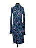 MARNI 100% Viscose Print Blue Cocktail Dress Size EU (IT) 40 / US 4 - photo 1
