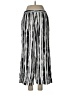 Norm Thompson 100% Rayon Stripes Silver Casual Pants Size M - photo 2