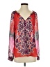 Hale Bob Purple Long Sleeve Blouse Size S - photo 1