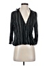 O'Neill 100% Viscose Black 3/4 Sleeve Blouse Size S - photo 1