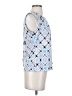 Calvin Klein Blue Sleeveless Blouse Size S - photo 4