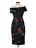 Calvin Klein Graphic Black Cocktail Dress Size 2 - photo 2