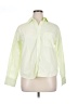 Zara Solid Green Long Sleeve Button-Down Shirt Size XL - photo 1
