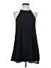 Unbranded Solid Black Casual Dress Size XS - photo 1