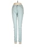H&M Solid Teal Jeans Size 6 - photo 1