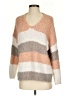 Altar'd State Color Block Orange Pullover Sweater Size S - photo 1