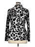 Cache Animal Print Silver Long Sleeve Blouse Size XL - photo 2