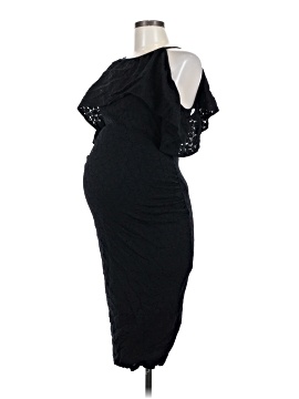 black maternity cocktail dress The Boardroom Maternity & Nursing Dress L / Charcoal Gray main image 0