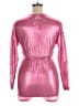 YOINS Metallic Pink Romper Size S - photo 2