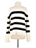 Laundry by Shelli Segal Stripes Ivory Turtleneck Sweater Size M - photo 2