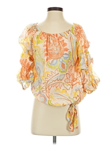 Sam and Jess 3/4 Sleeve Blouse (view 1)