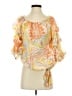 Sam and Jess Orange 3/4 Sleeve Blouse Size S - photo 1