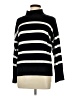 Aaeda Stripes Black Turtleneck Sweater Size L - photo 1