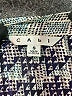 CAbi 100% Polyester Houndstooth Silver Short Sleeve Blouse Size S - photo 7
