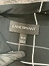 Lane Bryant 100% Polyester Plaid Gray Long Sleeve Blouse Size 18 - 20 Plus - photo 7