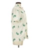 Zara Paisley Ivory Short Sleeve Button-Down Shirt Size S - photo 4