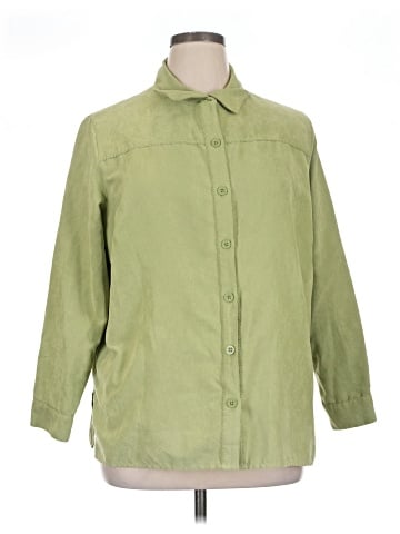 Studio Works 3/4 Sleeve Button-Down Shirt (view 1)