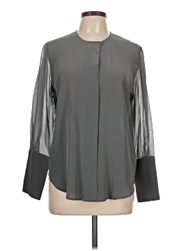 Club Monaco Long Sleeve Silk Top (view 1)