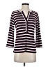 Notations Burgundy 3/4 Sleeve Top Size S - photo 1