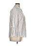 Roz & Ali 100% Polyester Stripes White 3/4 Sleeve Blouse Size XL - photo 4
