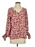 Vince Camuto 100% Polyester Red Long Sleeve Blouse Size S - photo 1