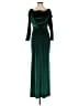 Unbranded 100% Polyester Green Cocktail Dress Size 8 - photo 1