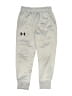 Under Armour 100% Polyester Silver Track Pants Size 4 - photo 1