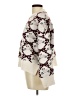 Sincerely Jules Floral Burgundy Pullover Sweater Size L - photo 5