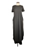 Shein Solid Gray Casual Dress Size 4 - photo 1