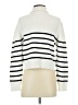 MNG Stripes Ivory Pullover Sweater Size S - photo 2