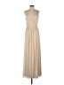 Dessy Collection 100% Polyester Tan Cocktail Dress Size 6 - photo 1