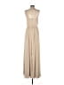 Dessy Collection 100% Polyester Tan Cocktail Dress Size 6 - photo 2