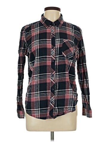 Faded Glory Long Sleeve Button-Down Shirt (view 1)