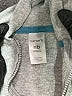 Carter's 100% Cotton Gray Zip Up Hoodie Size Newborn - photo 3