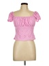 Faded Rose Pink Short Sleeve Top Size L - photo 1