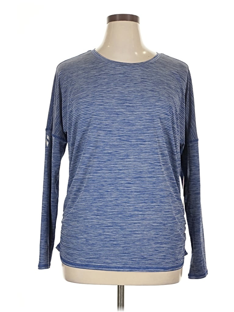 Skechers 3/4 Sleeve T-shirt In Blue