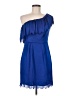 Rebecca Taylor 100% Polyester Blue Cocktail Dress Size 6 - photo 1