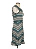 Max Studio Stripes Gray Casual Dress Size XS - photo 4