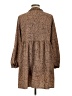 Shein 100% Polyester Animal Print Brown Casual Dress Size 12 - photo 2