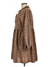 Shein 100% Polyester Animal Print Brown Casual Dress Size 12 - photo 5