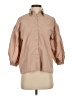 Zara Tan 3/4 Sleeve Button-Down Shirt Size XS - photo 1