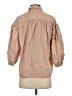 Zara Tan 3/4 Sleeve Button-Down Shirt Size XS - photo 2