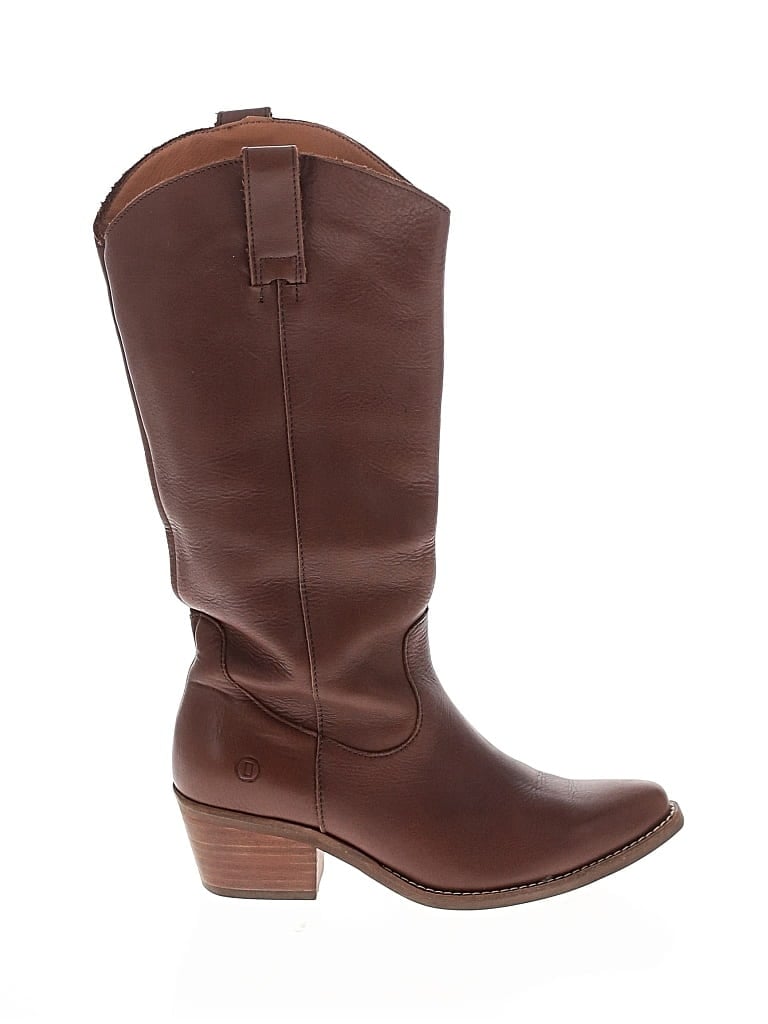 Pre-owned Dingo Boots In Brown