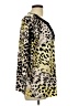 Ellen Tracy Animal Print Yellow 3/4 Sleeve Blouse Size L - photo 4