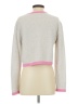 French Connection 100% Cotton Color Block Gray Pullover Sweater Size XS - photo 2