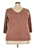Roz & Ali Brown Cardigan Size 3X - photo 1